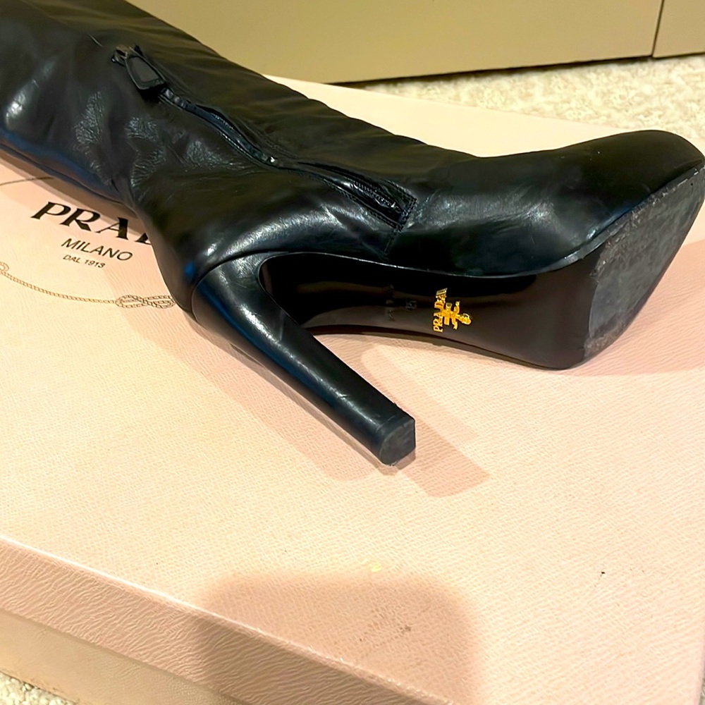 Prada over the knee calzature donna boots - Picture 5 of 8
